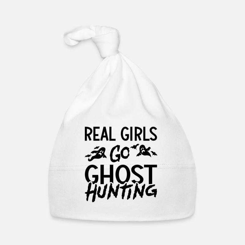 Ghost Hunter Creepy Ghost Hunt Idée cadeau Bonnet bio Bébé