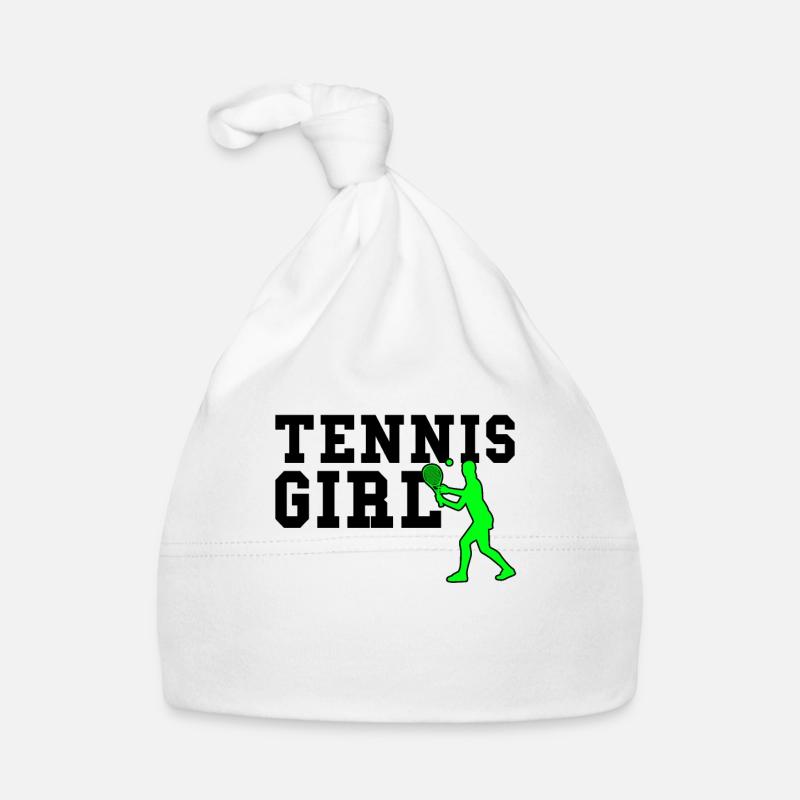 Fille de tennis Bonnet bio Bébé