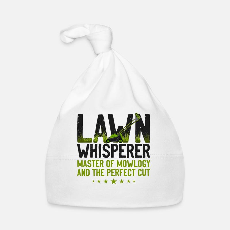 Lawn Mower Mowing Dad Father Baby Bio-Mütze