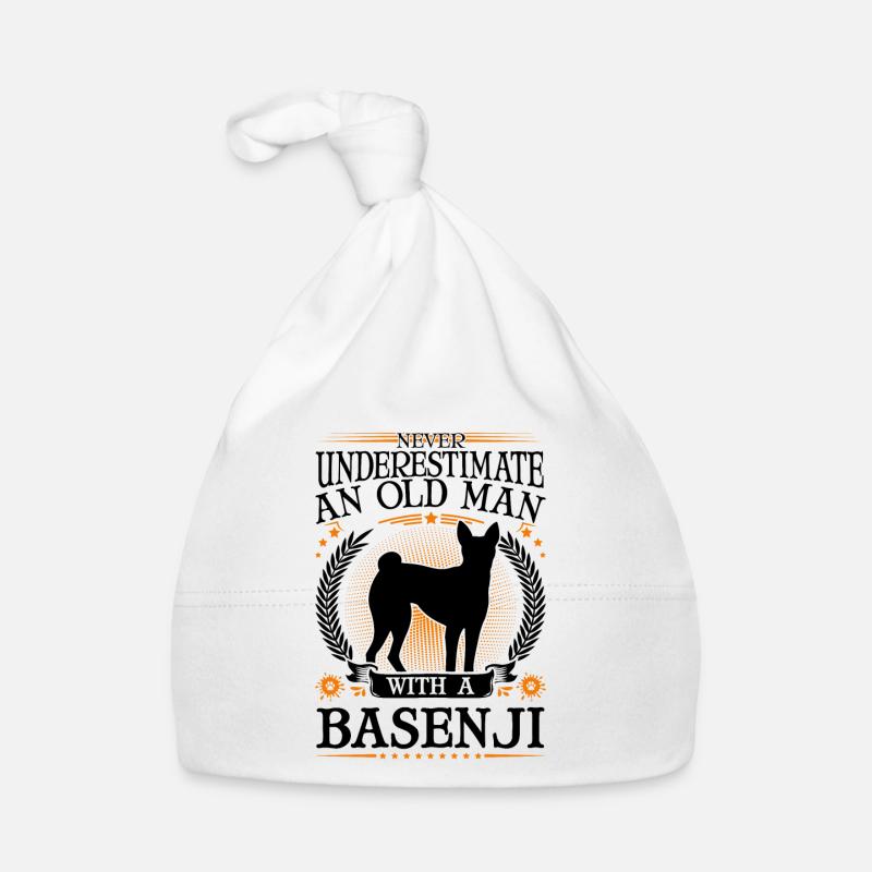 Basenji Old Man Congo Terrier Retraité Bonnet bio Bébé