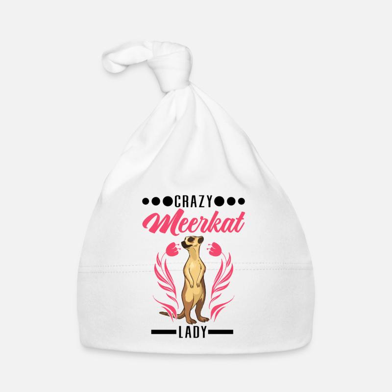 Dame suricate folle Erdmännchen Bonnet bio Bébé