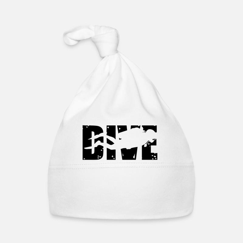 Plongée Sport Mer Idée Cadeau Anniversaire Poisson Bonnet bio Bébé