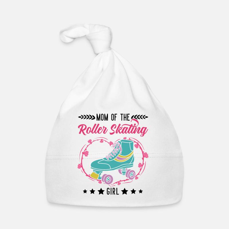 Rollschuh Mädchen Mama Rollkunstlauf Baby Bio-Mütze