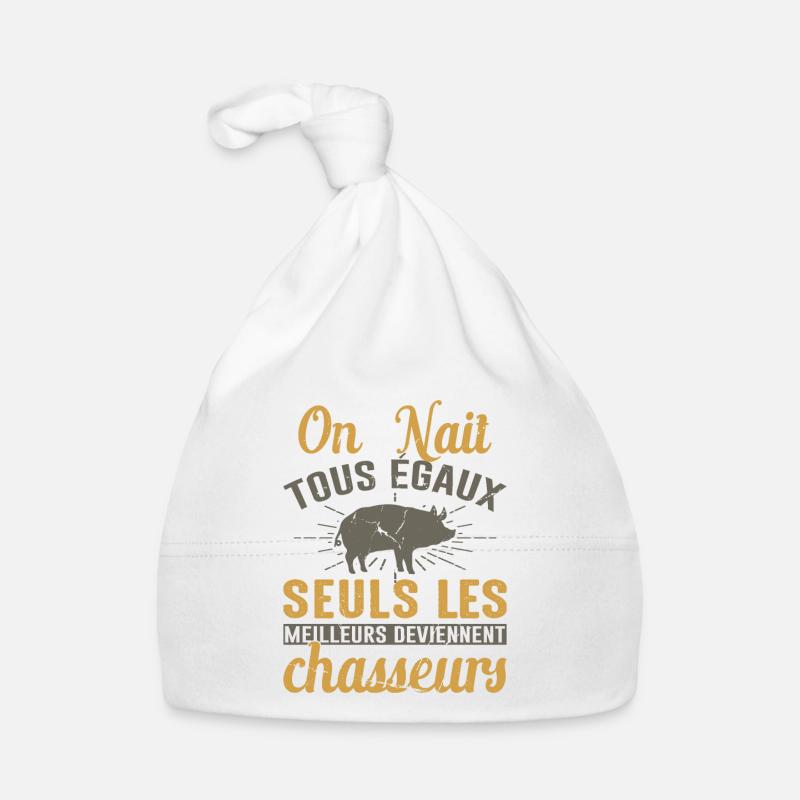 Les Meilleurs Deviennent Chasseurs Chasser Cadeau Bonnet bio Bébé