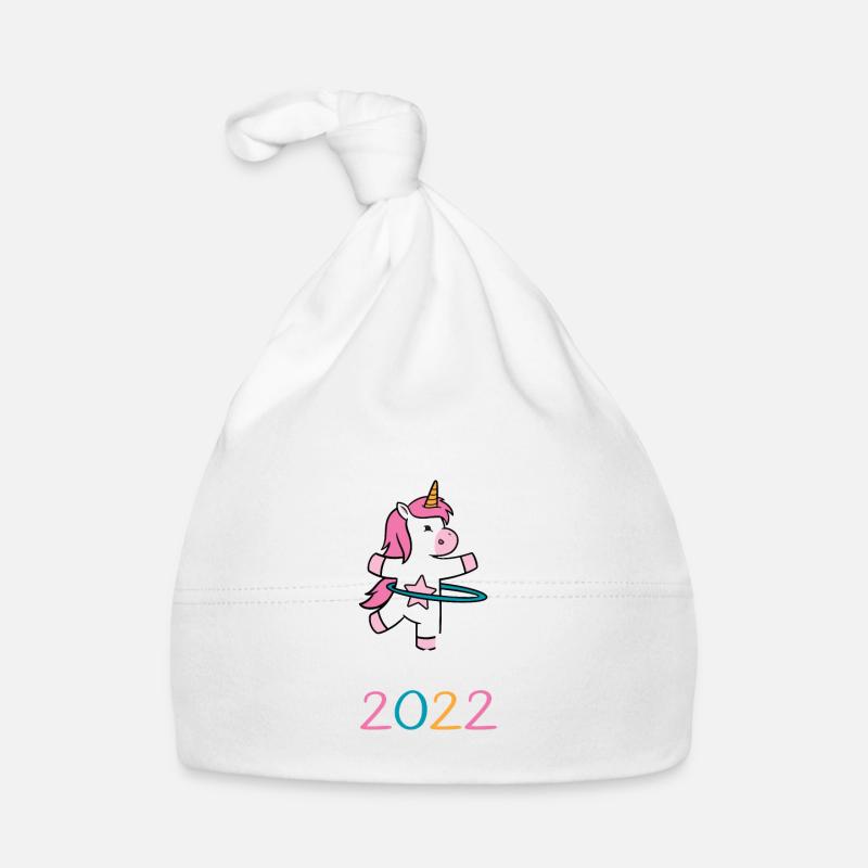 Einschulung 2022 Amelie Einhorn Erstklässler 2022 Baby Bio-Mütze