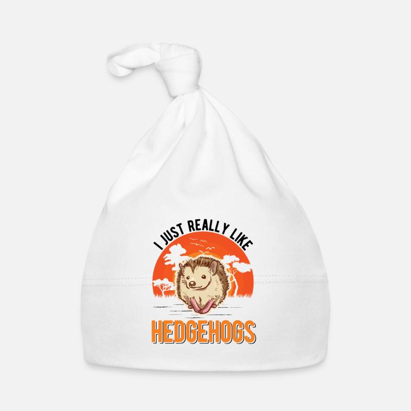 I just really like Hedgehogs Igel Baby Bio-Mütze