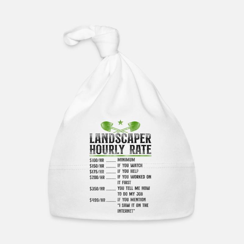 Landscaper Landscaping Landscape Baby Bio-Mütze