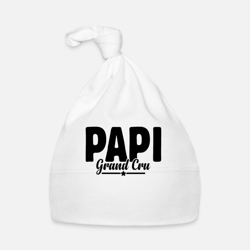 Papi Grand Cru Anniversaire Cadeau De Noël Amour Bonnet bio Bébé