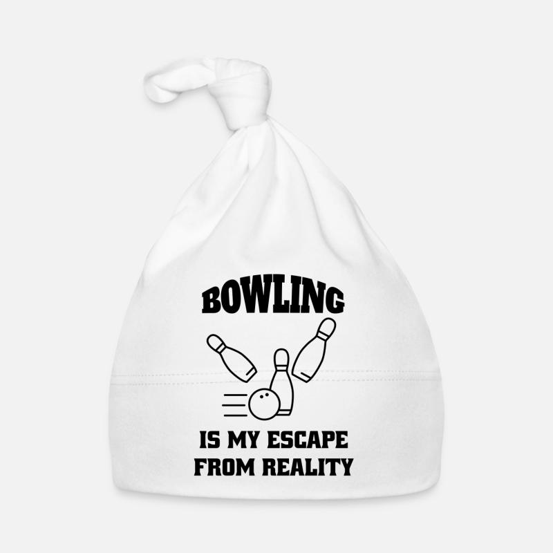 Bowling Bowler Bowler Bowling Cadeau Bowling Bowling Boule Bonnet bio Bébé