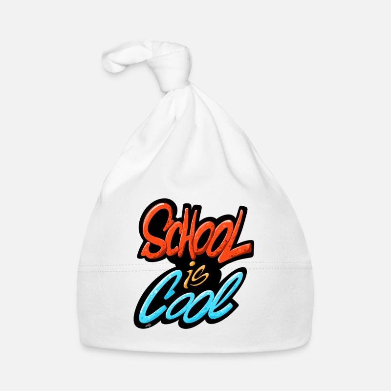 L’école est cool Bonnet bio Bébé
