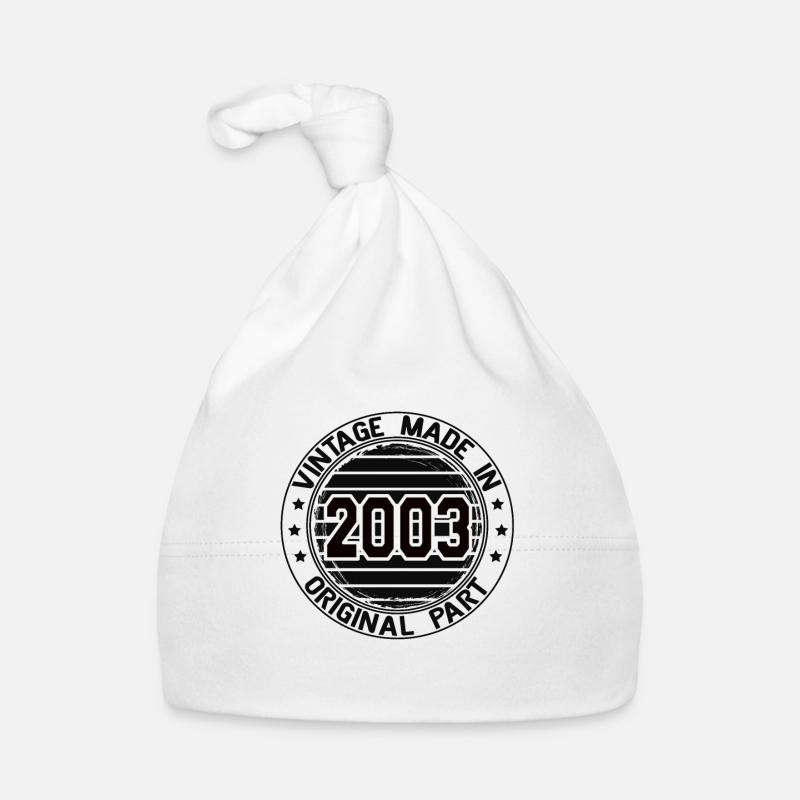 Vintage Made In 2003 Original Part Geburtstag 2003 Baby Bio-Mütze