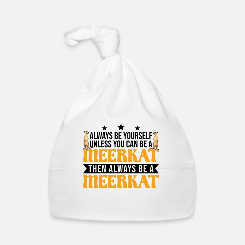 Erdmännchen Meerkat Baby Bio-Mütze