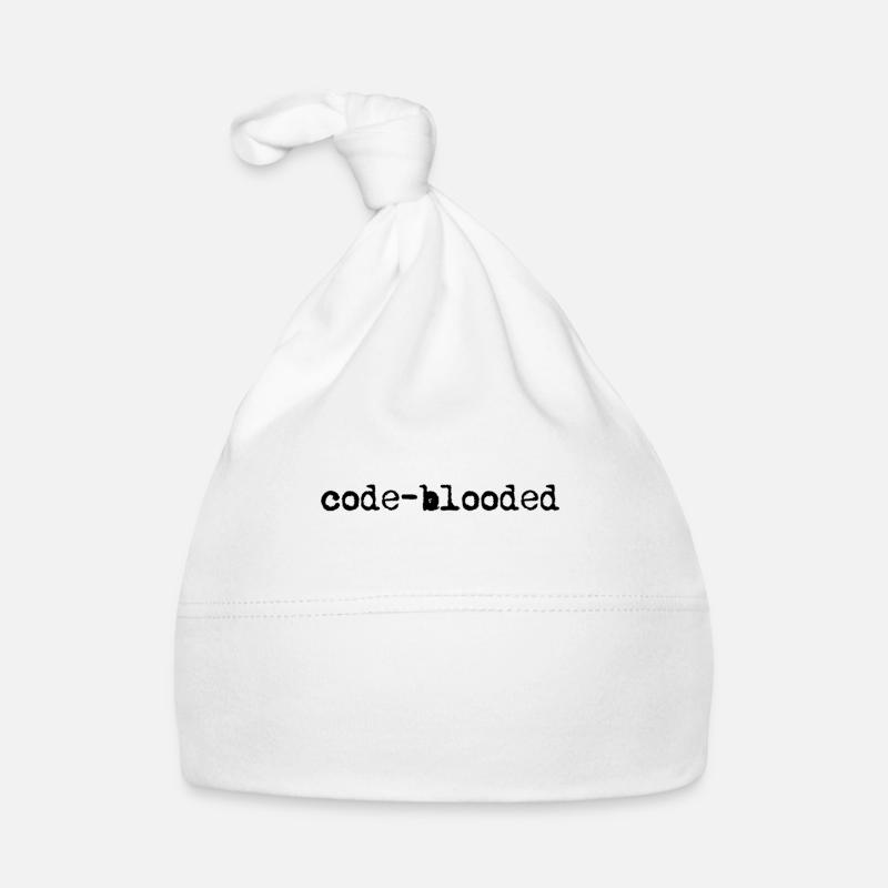 Codage de programmation amusant à sang de code - Data Web Bonnet bio Bébé