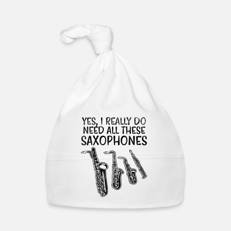 Saxophone Arten Baby Bio-Mütze