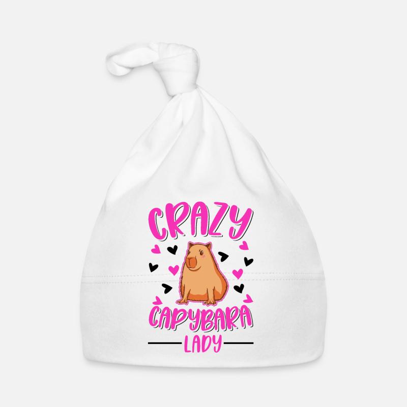 Crazy Capybara Mme Crazy Capybara dame Bonnet bio Bébé
