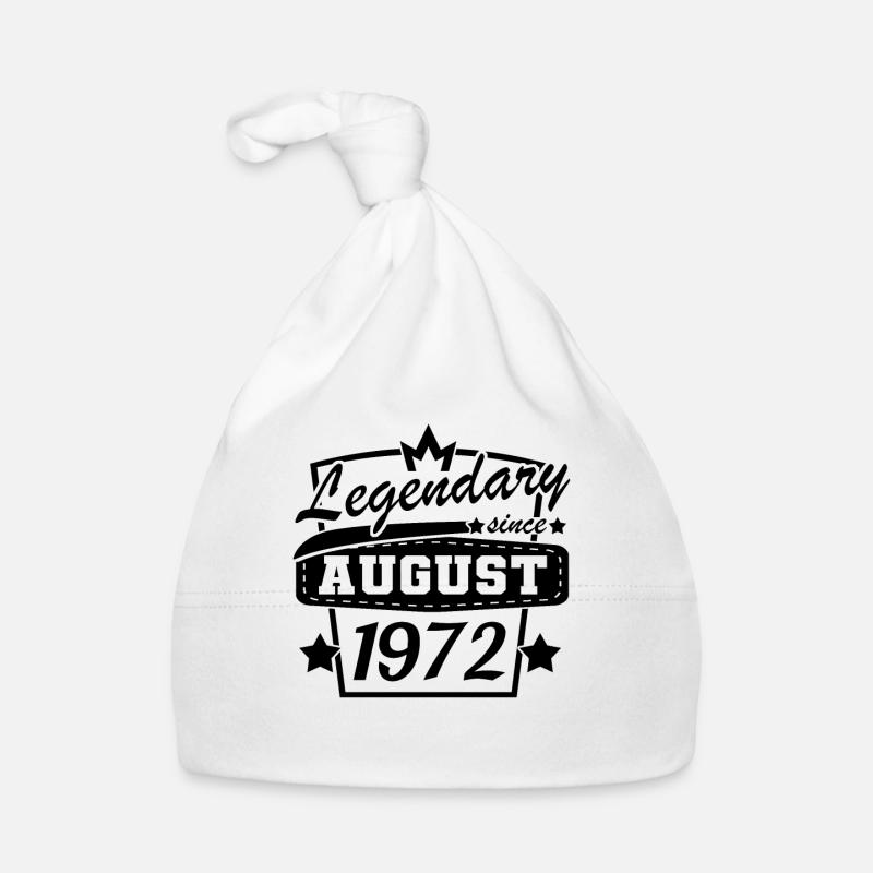 Legendär seit August 1972 Geburtstag Sprüche Baby Bio-Mütze