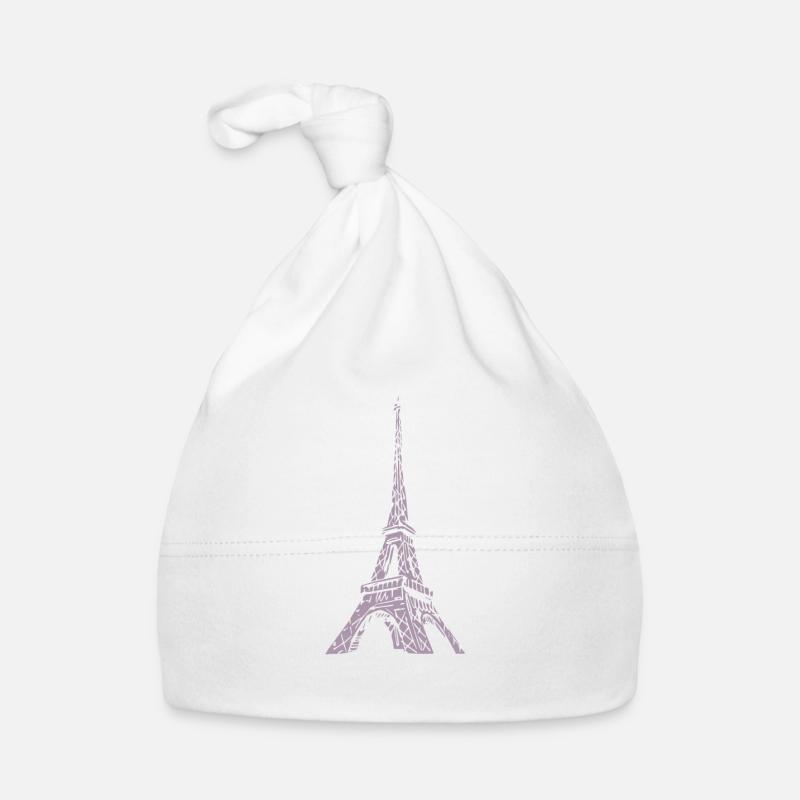 Tour Eiffel de Paris Bonnet bio Bébé