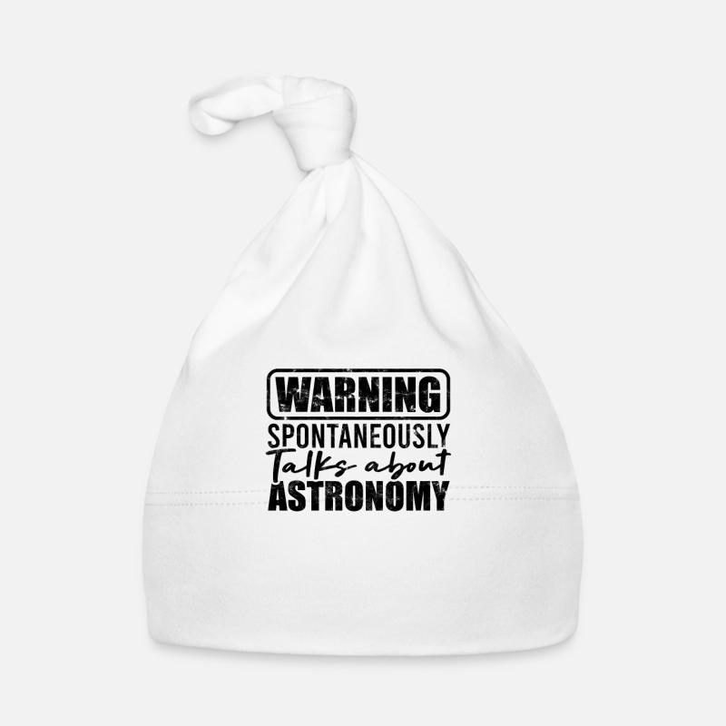 Warning spontaneously talks about astronomy - Organic Baby Cap