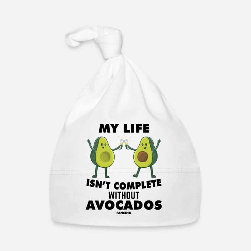 My Life Isn't Complete Without Avocados Baby Bio-Mütze