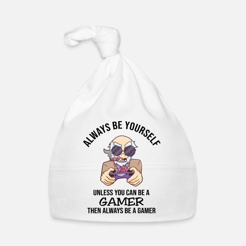 Always Be Yourself Gamer Organic Baby Cap