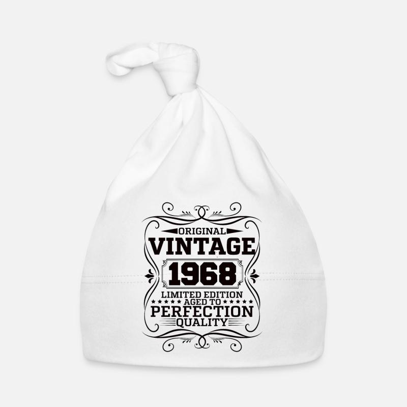 Vintage 1968 Édition Limitée Originale Bonnet bio Bébé