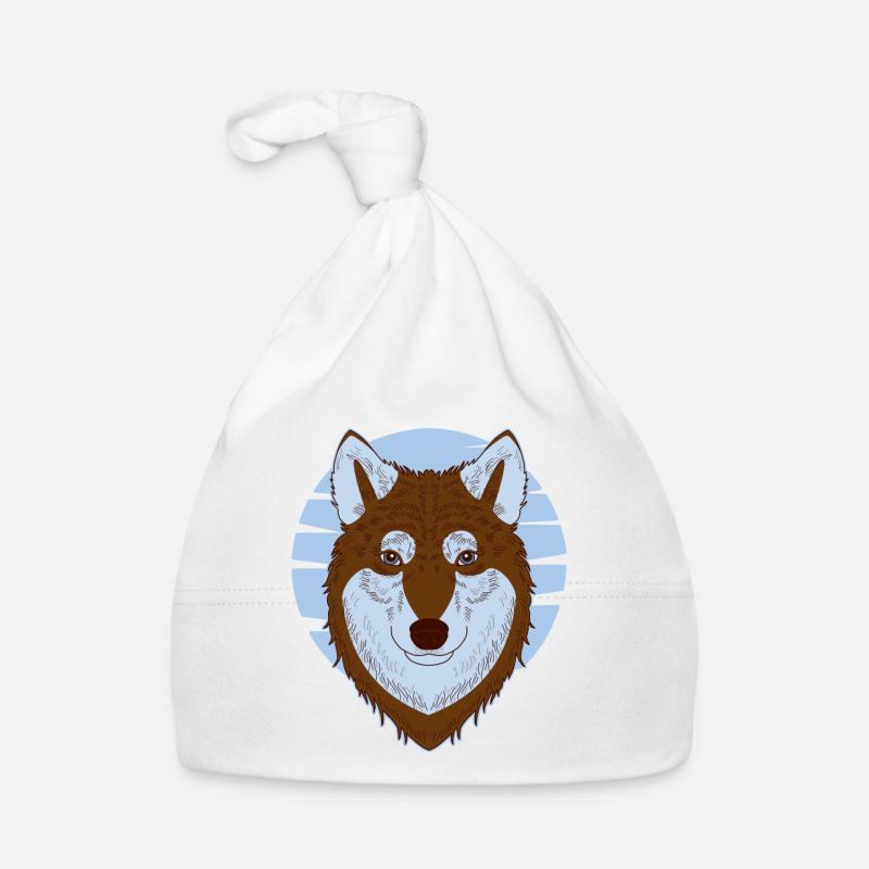 Siberian Husky Organic Baby Cap