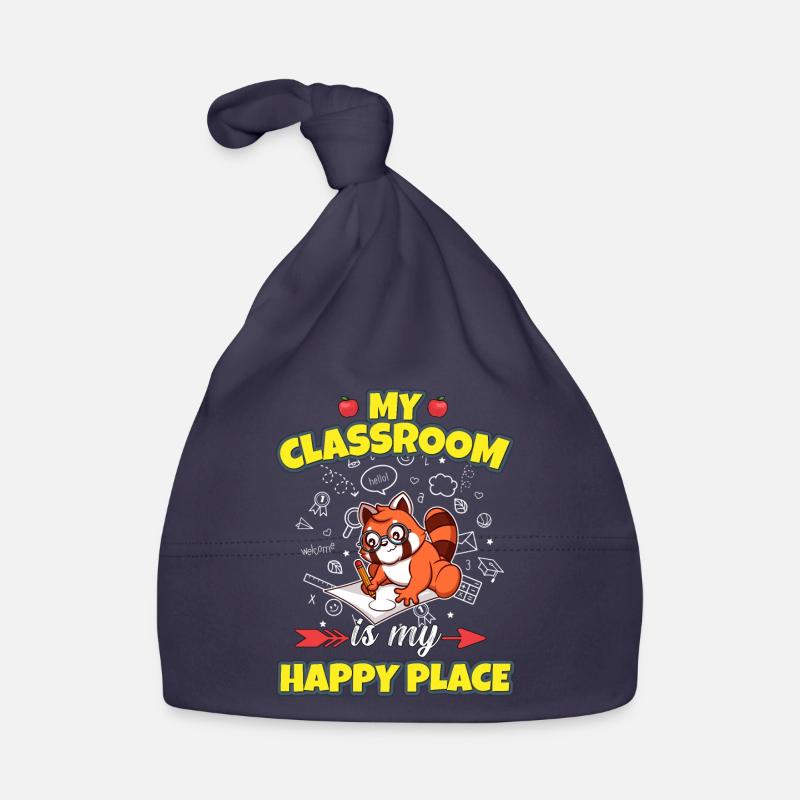 My Classroom Is My Happy Place Elementary Teacher Baby Bio-Mütze