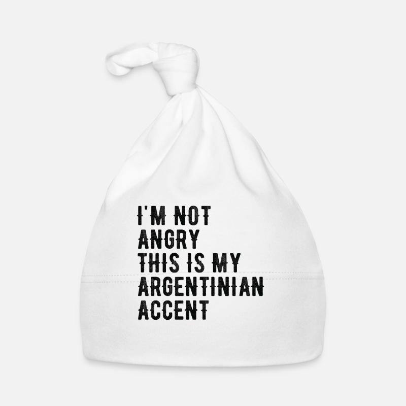 Je ne suis pas méchant, mon accent argentin Bonnet bio Bébé