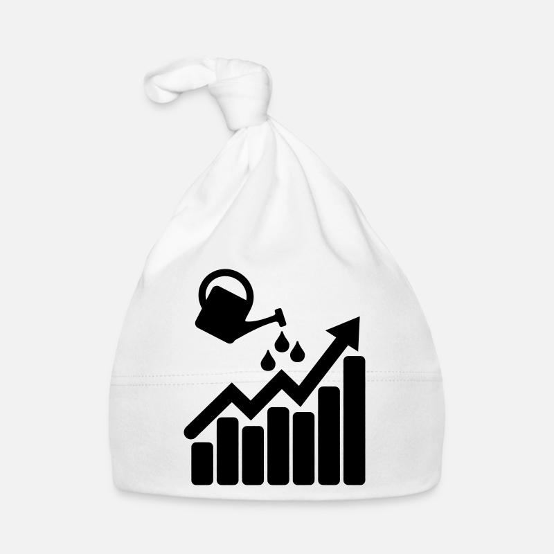Graphique avec arrosoir le fait pousser Bonnet bio Bébé