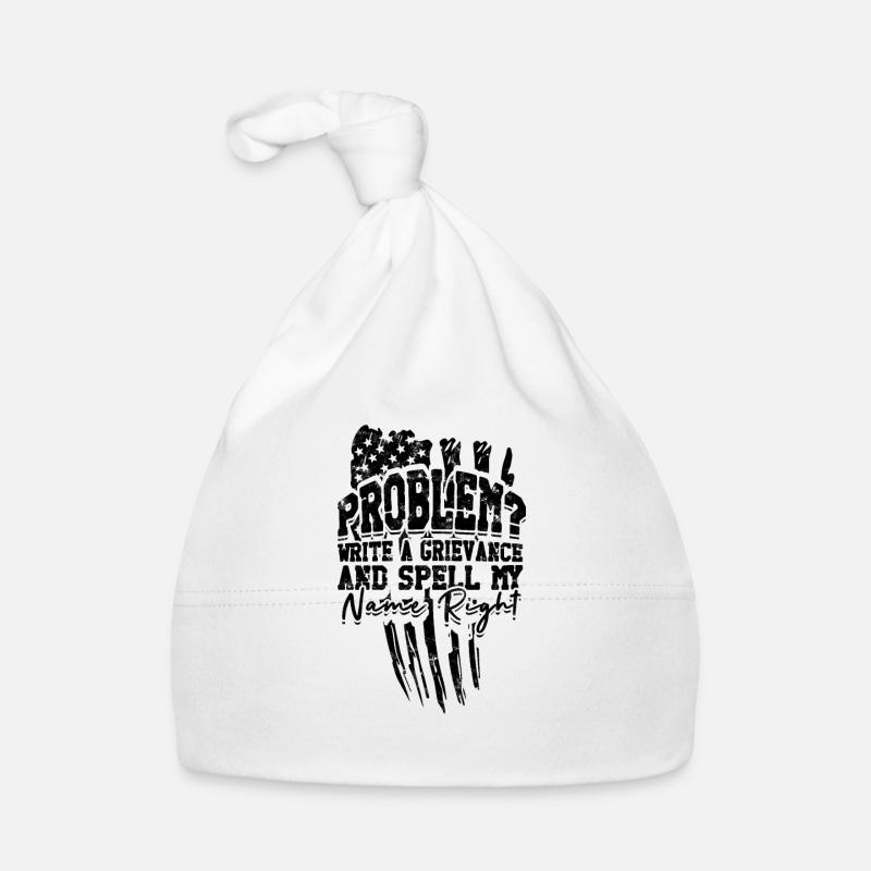 Problème Écrivez un grief et épelez mon nom correctement Bonnet bio Bébé