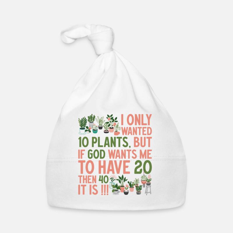 Vintage J’adore mon jardin planter Gartenar Bonnet bio Bébé