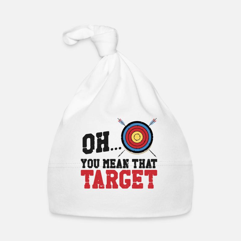 Archery Bow Archer Vintage Target Baby Bio-Mütze