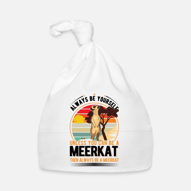 Suricate Cadeau Suricate Suricate Bonnet bio Bébé