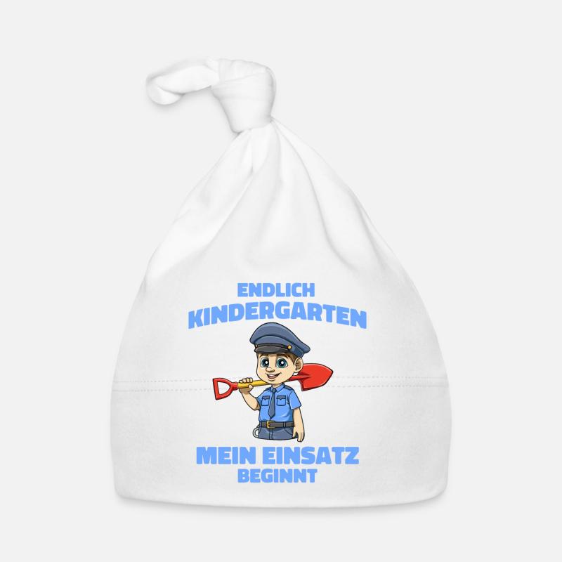 Kindergarten Polizei Junge - Kita Polizei Junge Baby Bio-Mütze