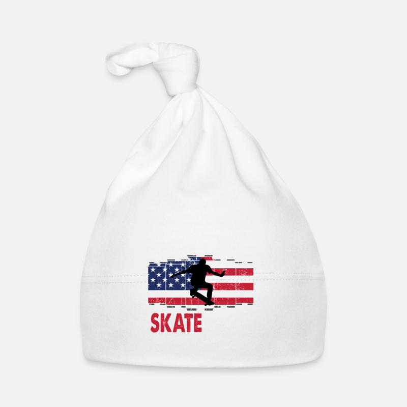 Make America Skate Again Skateboard Clothing Organic Baby Cap
