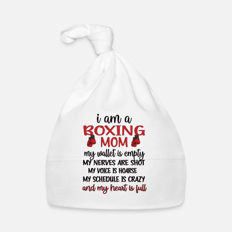 Boxmama Stolze Box-Mutter Von Boxer Mama Geschenk Baby Bio-Mütze