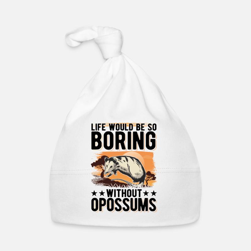 Opossum Cadeau Possum Pouch Rat Bonnet bio Bébé