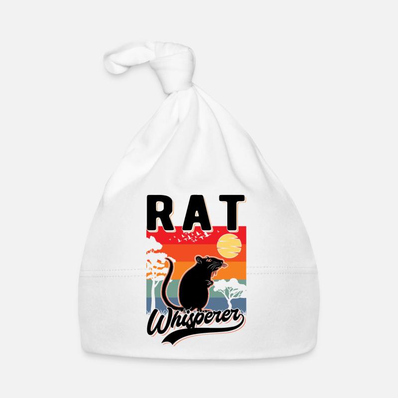 Rattenflüsterer Ratte Geschenk Baby Bio-Mütze