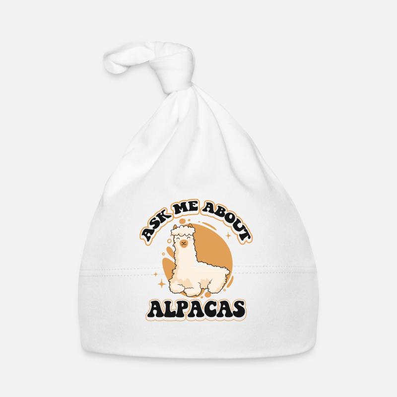 Ask Me About Alpacas Vicuna Guanaco Llama Breeder Organic Baby Cap