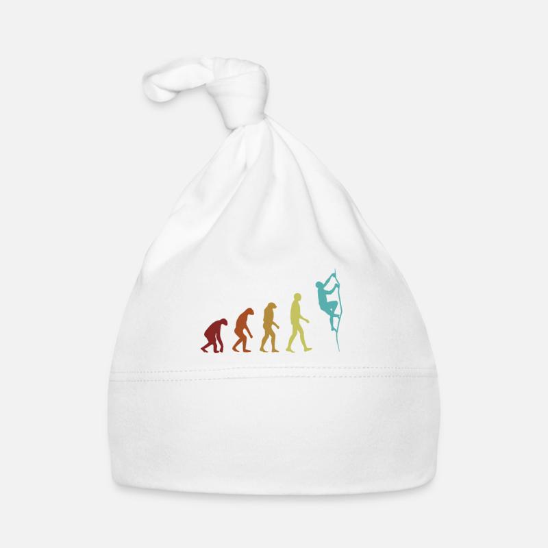 Climbing Evolution Bouldering Sport Free Climber Organic Baby Cap