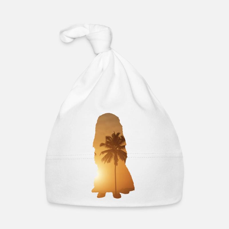 Summer beach - Great Pyrenees Organic Baby Cap