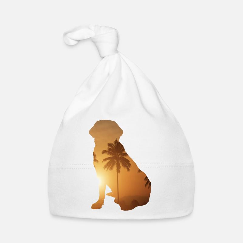 Sommerstrand - Labrador Retriever Baby Bio-Mütze