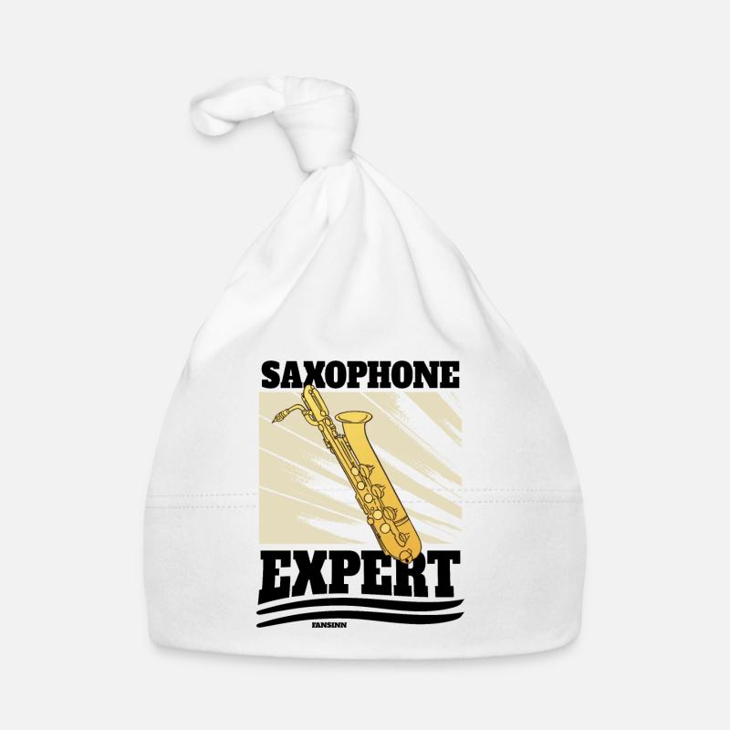 Saxophone Expert Organic Baby Cap