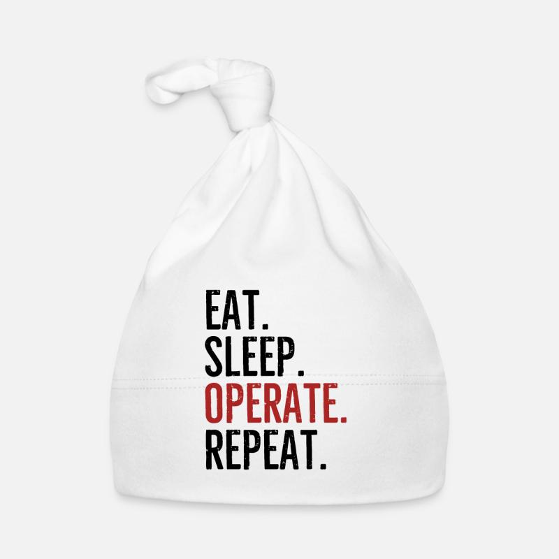 Manger dormir Opérer Répéter Bonnet bio Bébé