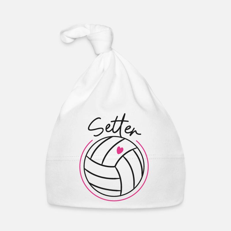 Volleyball Player Team Setter Organic Baby Cap