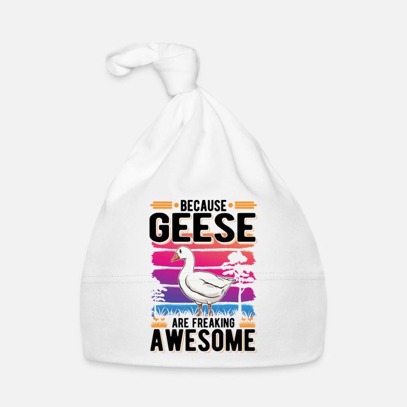 Because Geese are freaking awesome Gänse Baby Bio-Mütze