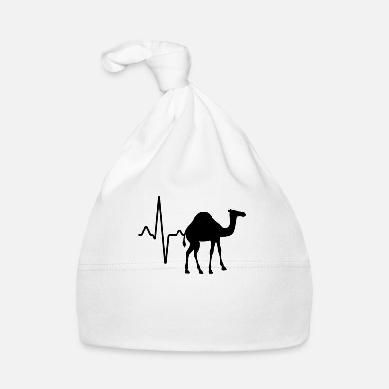 Dromedary Camel Heartbeat Organic Baby Cap