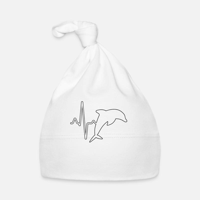 Battement de cœur de dauphin Bonnet bio Bébé