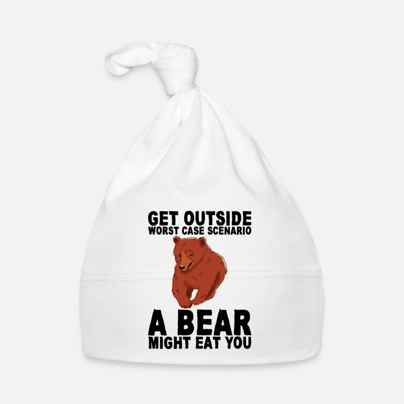 Sortez, dans le pire des cas, un ours vous mange8 Bonnet bio Bébé