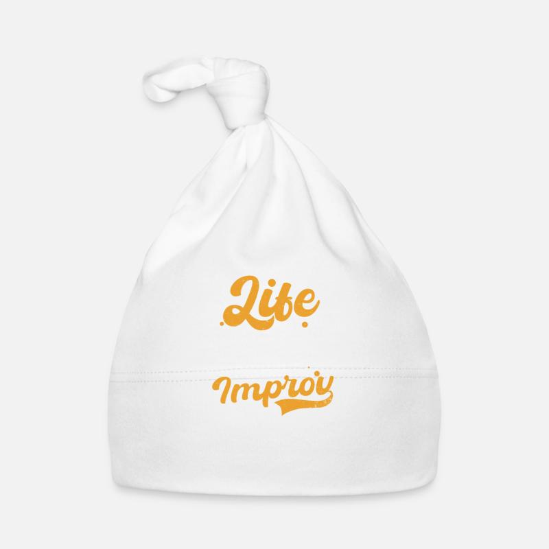 Improv Theatre Life Short Do Improv Organic Baby Cap